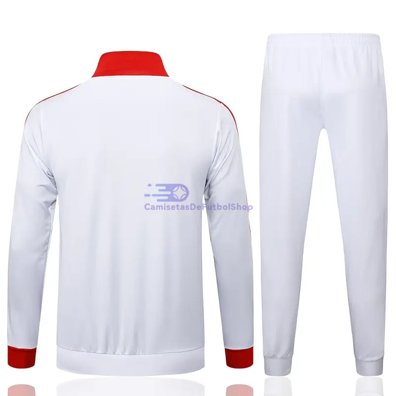 Chandal Bayern Múnich 125 Aniversario Edición 2025/2026 Niño Blanco/Rojo