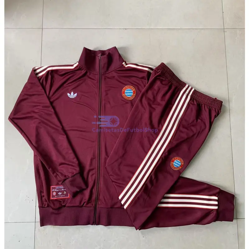 Chandal Bayern Múnich 2025/2026 Niño Retro Granate