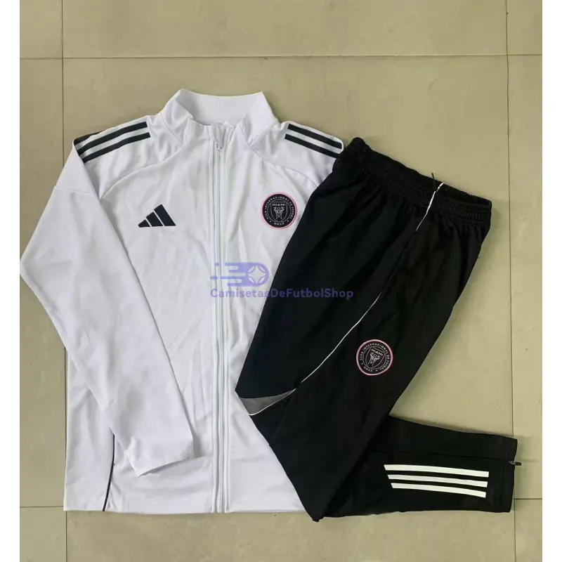 Chandal Inter Miami 2025/2026 Niño Blanco/Gris