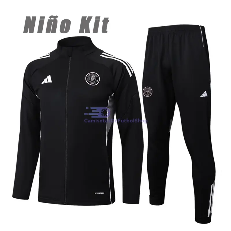 Chandal Inter Miami 2025/2026 Niño Negro