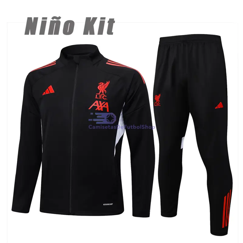 Chandal Liverpool 2025/2026 Niño Negro