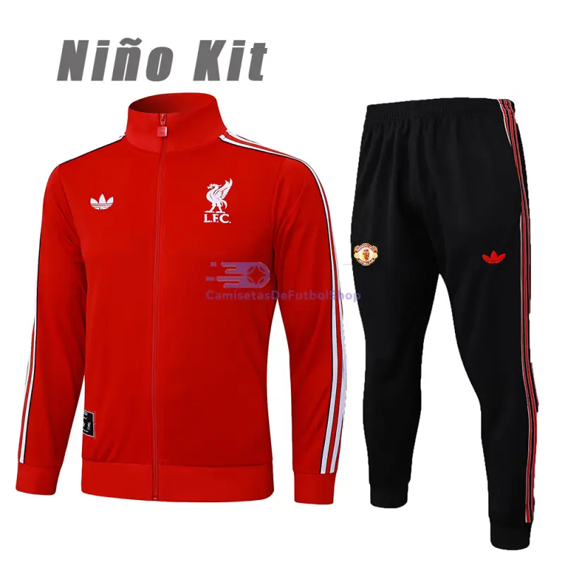 Chandal Liverpool 2025/2026 Niño Rojo