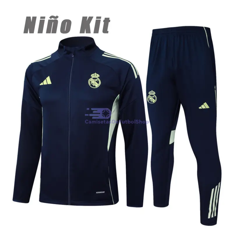 Chandal Real Madrid 2025/2026 Niño Azul Marino