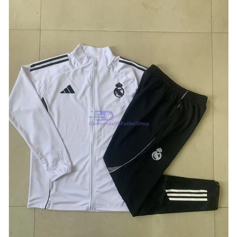 Chandal Real Madrid 2025/2026 Niño Blanco