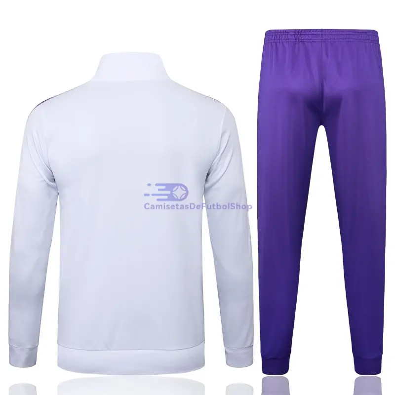 Chandal Real Madrid 2025/2026 Niño Retro Blanco/Morado