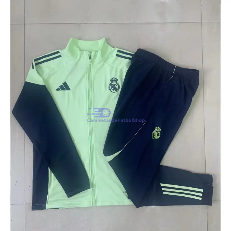 Chandal Real Madrid 2025/2026 Niño Verde Claro