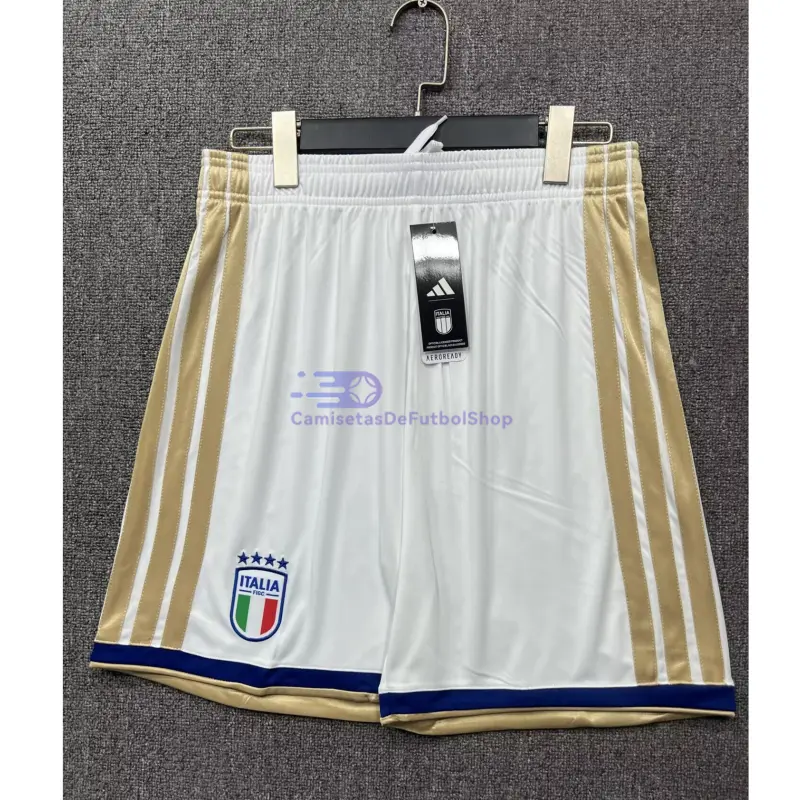 Pantalón Corto Italia 2026 1ª Equipación Mundial Blanco