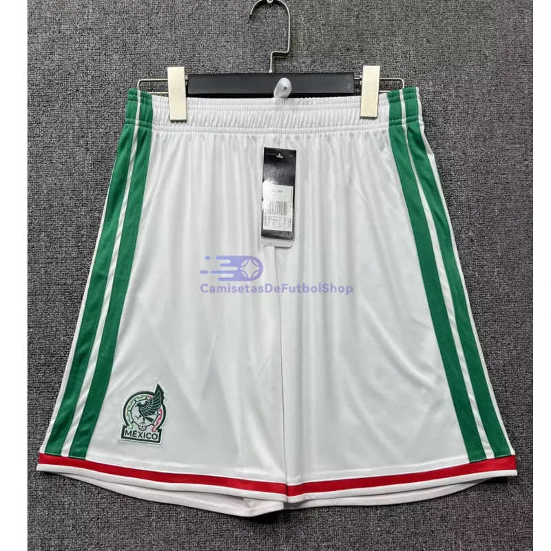 Pantalón Corto México Mundial 2026 1ª Equipación Blanco