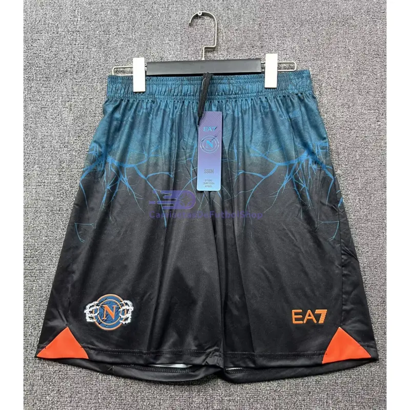 Pantalón Corto Napoli 2025/2026 Edición Especial de Halloween Azul