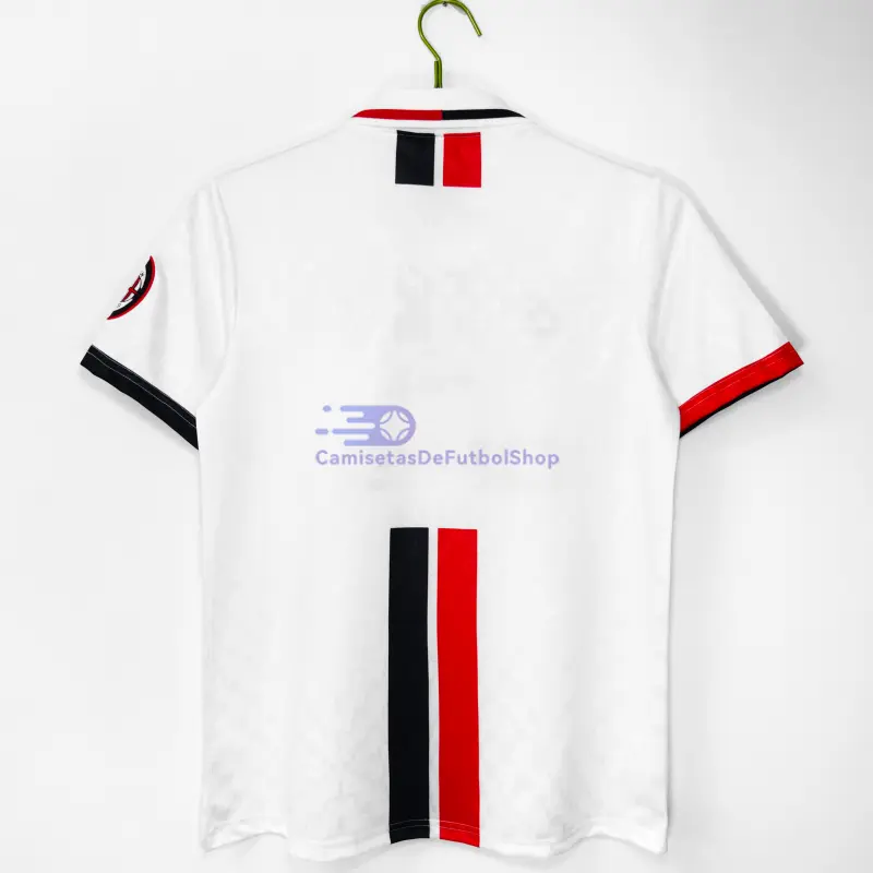 Camiseta AC Milan 1996/97 2ª Equipación Retro Blanco