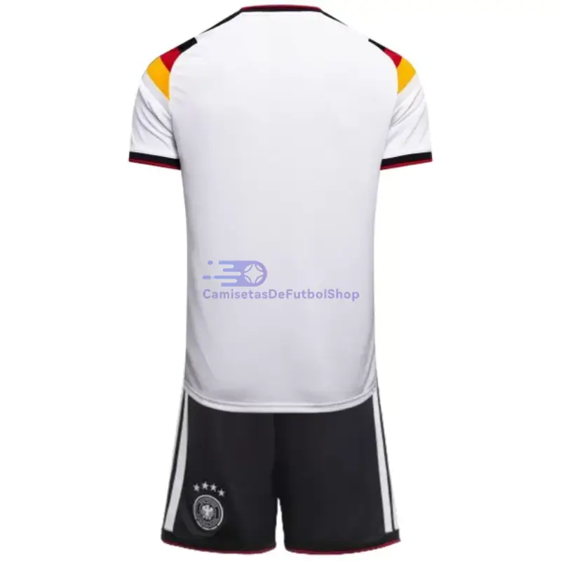 Camiseta Alemania 2026 1ª Equipación Mundial Blanco Niño Kit