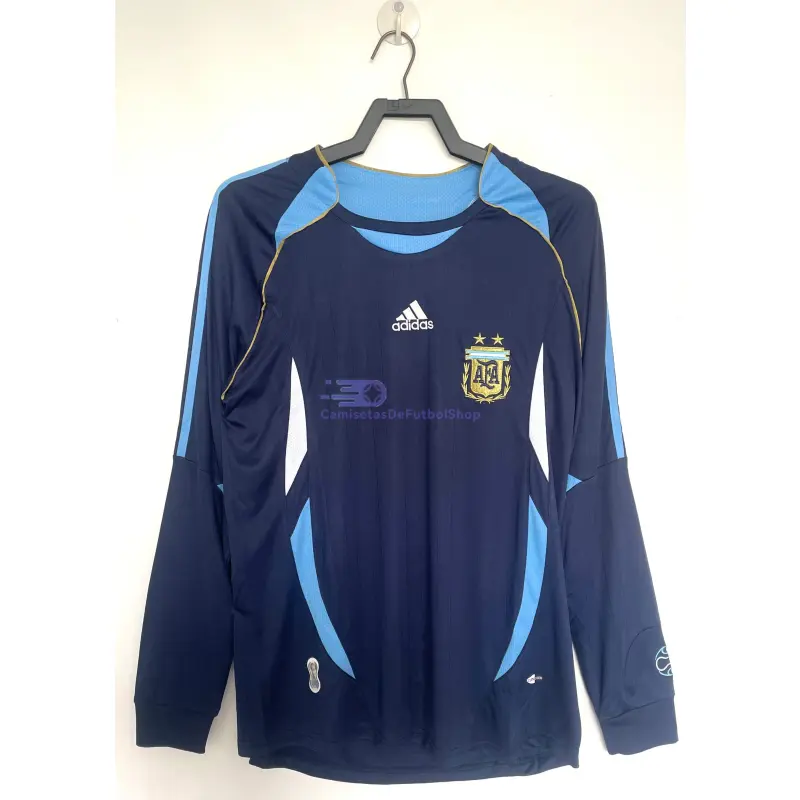 Camiseta Argentina 2006 2ª Equipación Retro ML Azul Marino