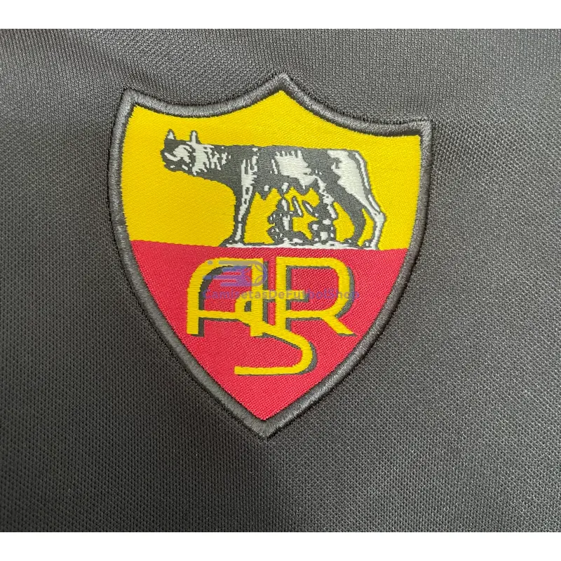 Camiseta AS Roma 1998/99 3ª Equipación Retro ML Negro/Naranja/Gris