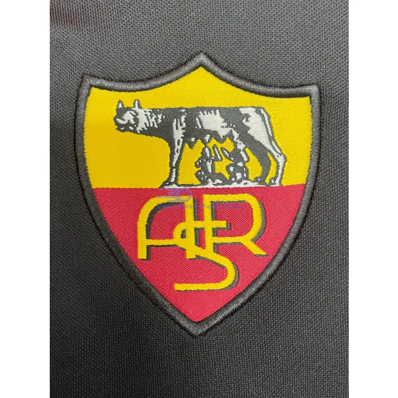 Camiseta AS Roma 1998/99 3ª Equipación Retro Negro/Naranja/Gris