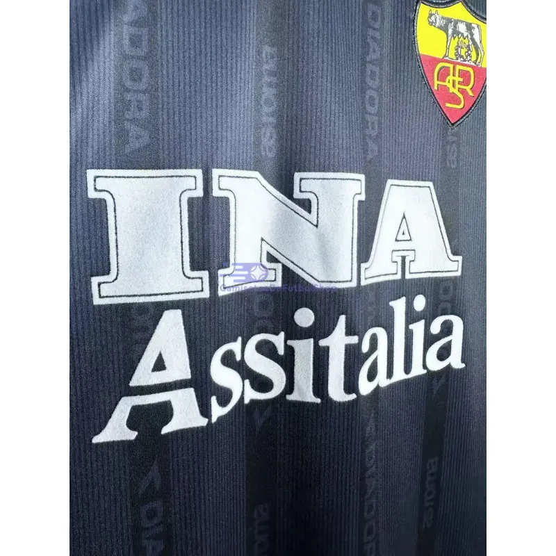 Camiseta AS Roma 1999/00 3ª Equipación Retro ML Azul Marino