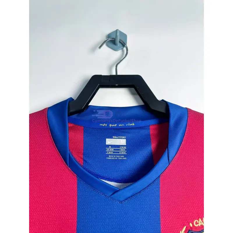Camiseta Barcelona 2007/08 1ª Equipación Retro ML Rojo/Azul