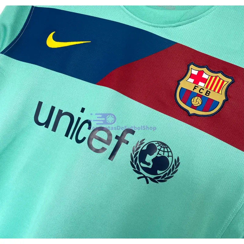 Camiseta Barcelona 2010/11 2ª Equipación Retro ML Verde