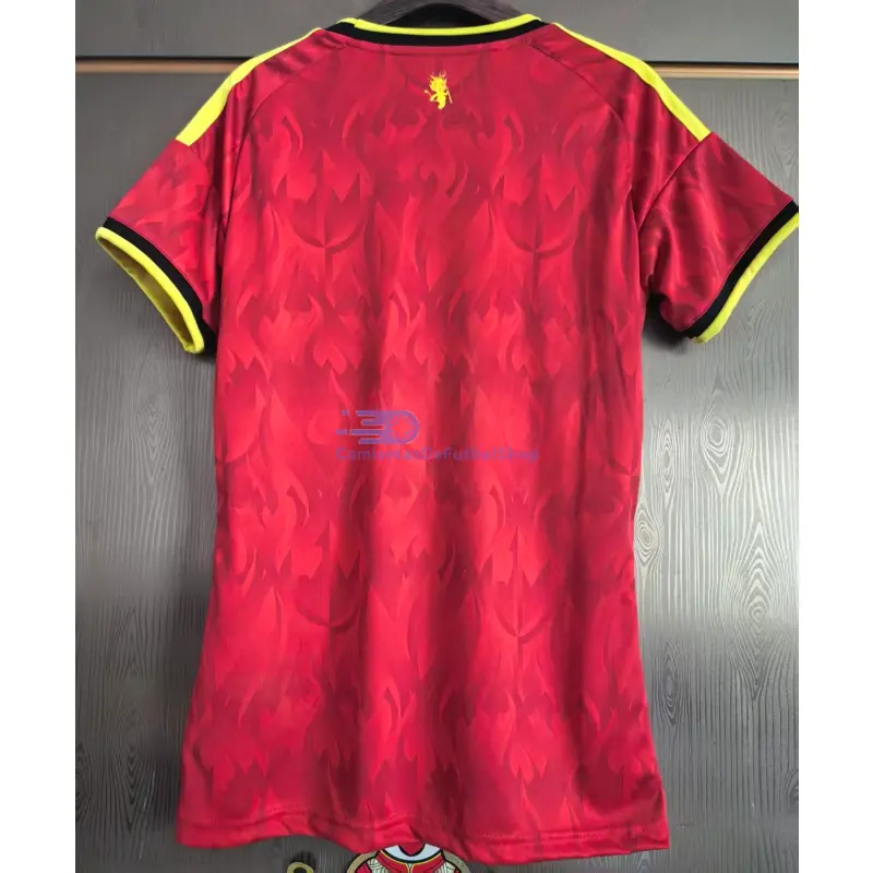 Camiseta Bélgica 2026 1ª Equipación Mundial Rojo Mujer