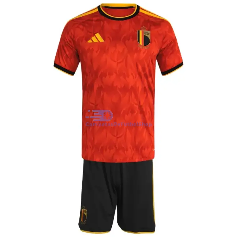 Camiseta Bélgica 2026 1ª Equipación Mundial Rojo Niño Kit