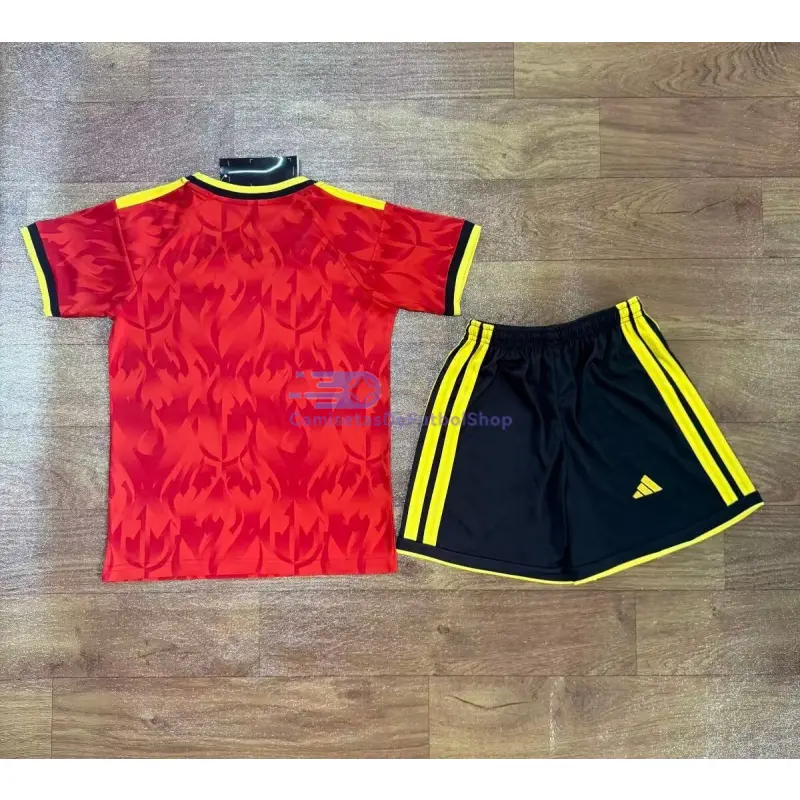 Camiseta Bélgica 2026 1ª Equipación Mundial Rojo Niño Kit