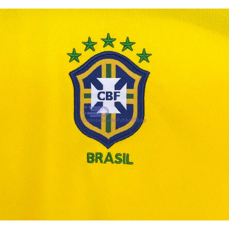 Camiseta Brasil 2004 1ª Equipación Retro ML Amarillo