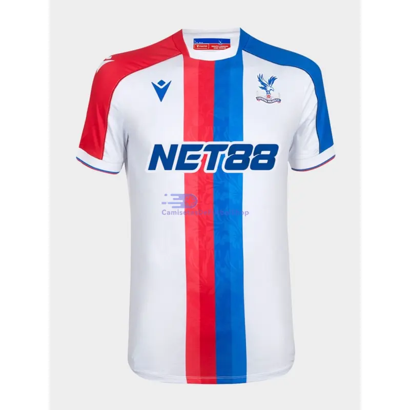 Camiseta Crystal Palace FC 2025/2026 2ª Equipación Blanco/Azul/Rojo