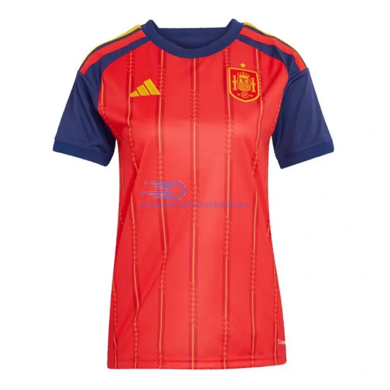 Camiseta España 2026 1ª Equipación Mundial Rojo Mujer