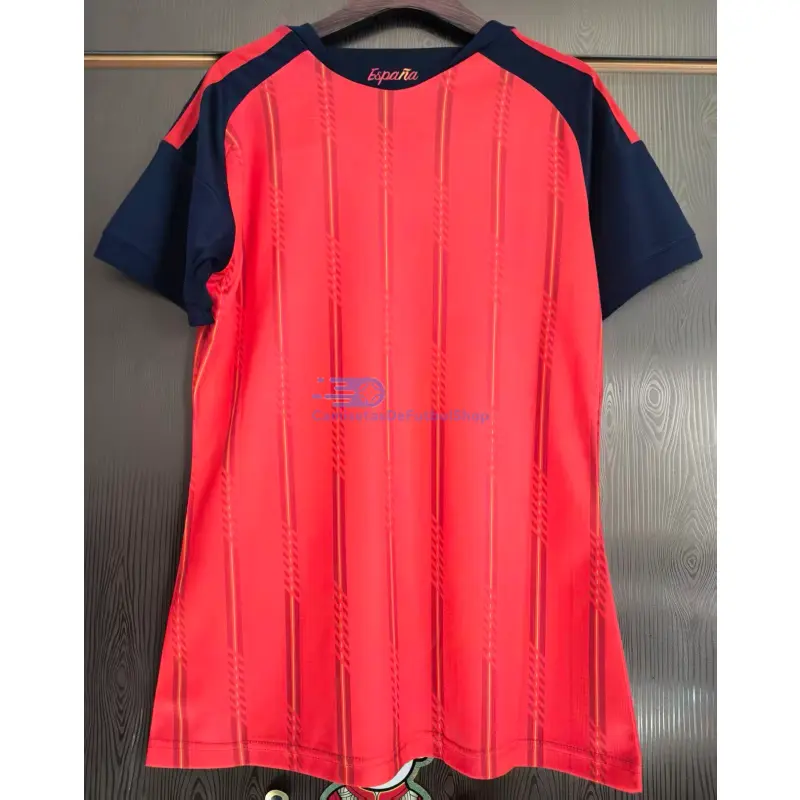 Camiseta España 2026 1ª Equipación Mundial Rojo Mujer