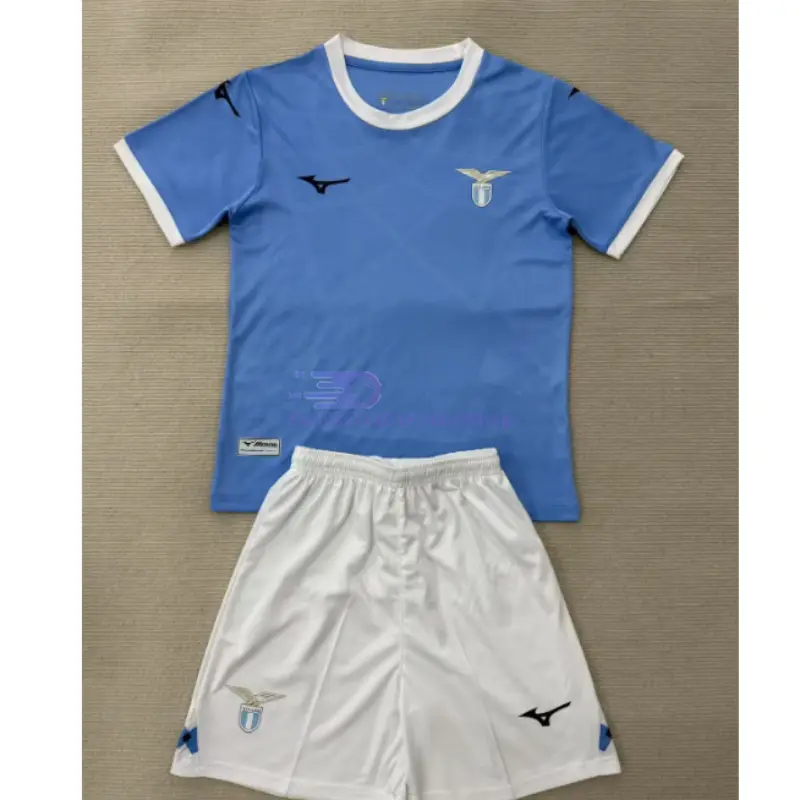 Camiseta Lazio 2025/2026 1ª Equipación Azul Niño Kit