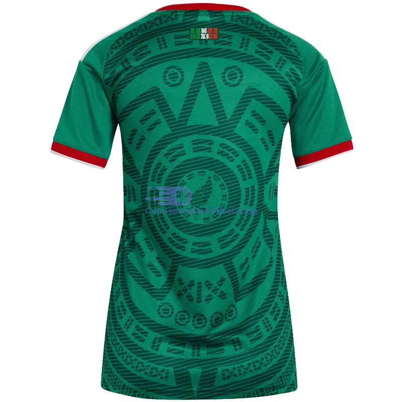 Camiseta México 2026 1ª Equipación Mundial Verde Mujer