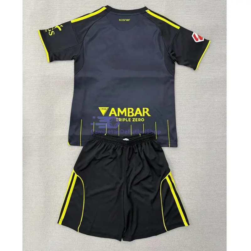 Camiseta Real Zaragoza 2025/2026 2ª Equipación Negro