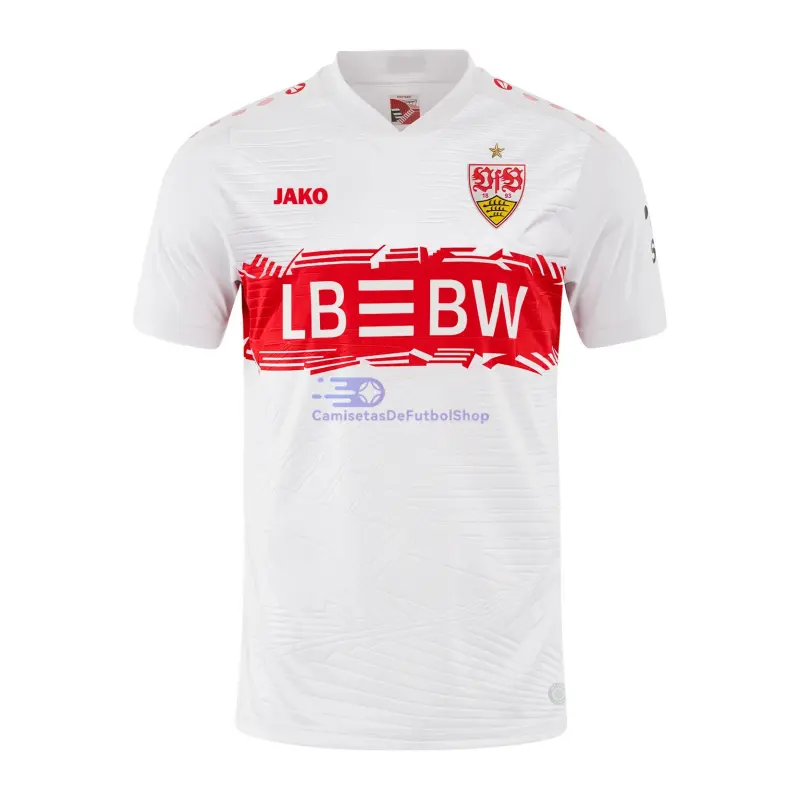 Camiseta VfB Stuttgart 2025/2026 1ª Equipación Blanco