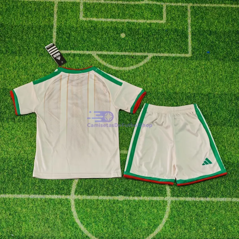 Camiseta Argelia 2026 1ª Equipación Mundial Blanco Niño Kit