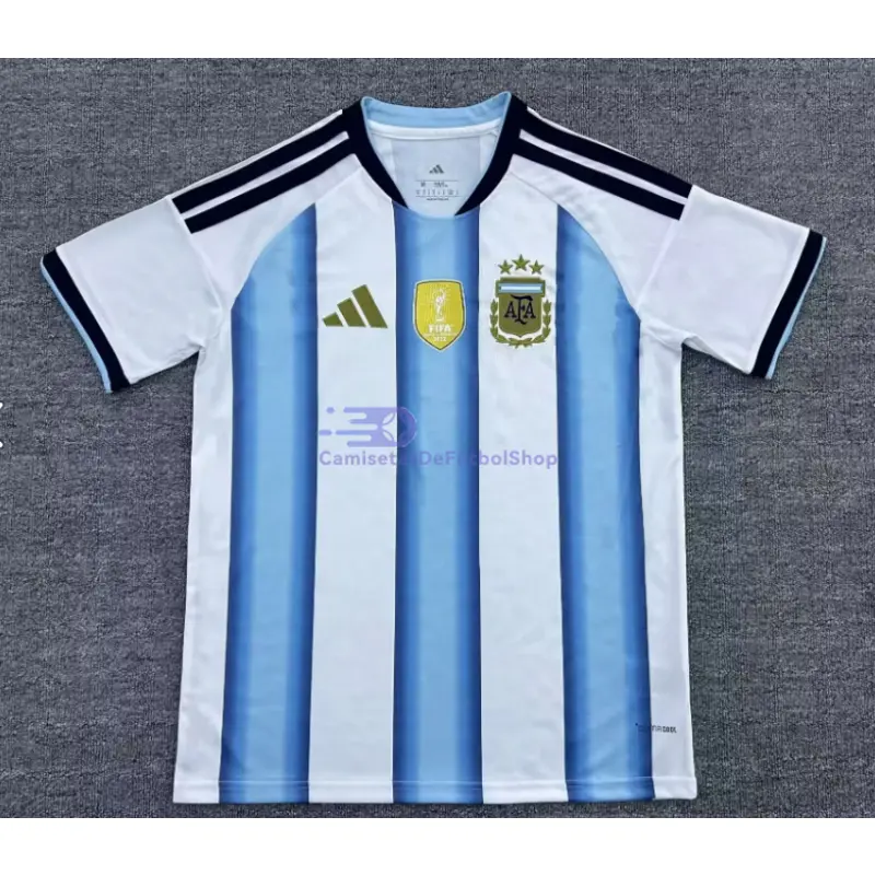 Camiseta Argentina Mundial 2026 1ª Equipación Azul/Blanco con FIFA2022