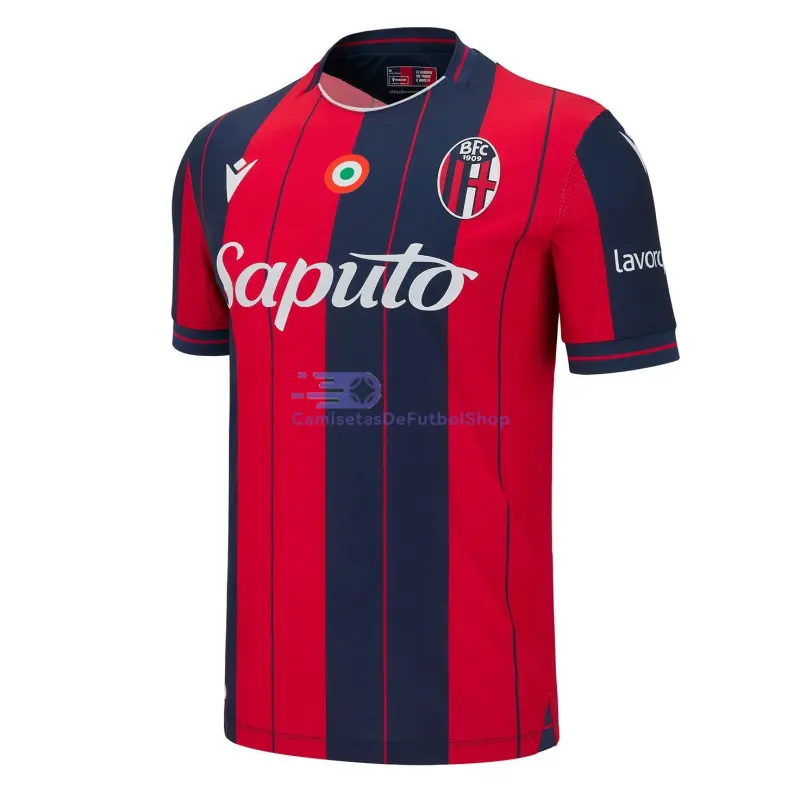 Camiseta Bologna 2025/2026 1ª Equipación Rojo/Azul