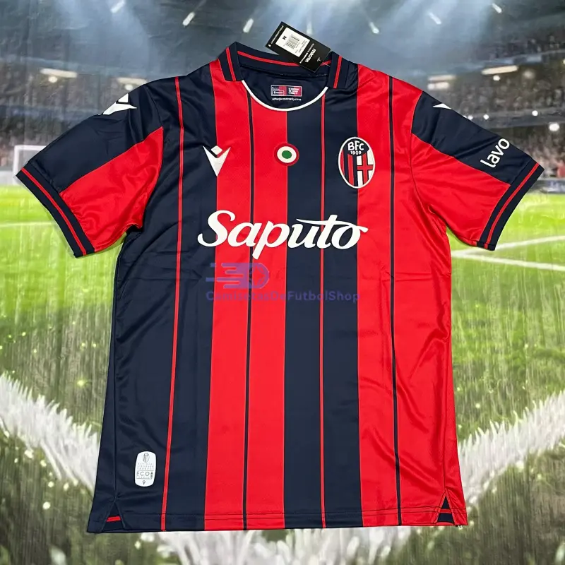 Camiseta Bologna 2025/2026 1ª Equipación Rojo/Azul