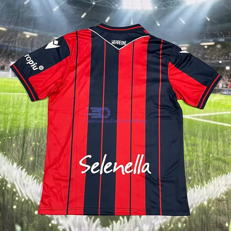 Camiseta Bologna 2025/2026 1ª Equipación Rojo/Azul