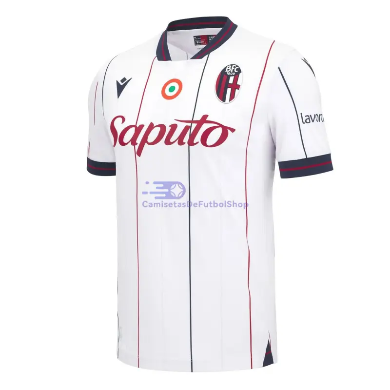 Camiseta Bologna 2025/2026 2ª Equipación Blanco