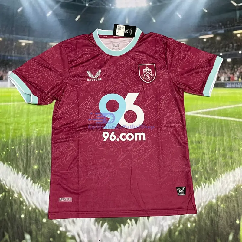 Camiseta Burnley FC 2025/2026 1ª Equipación Borgoña