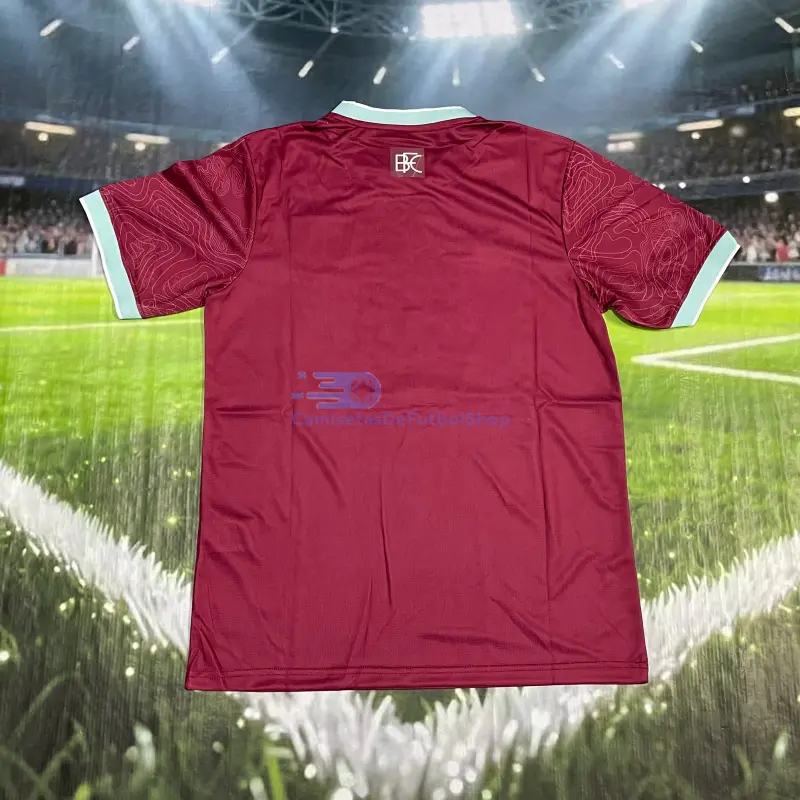 Camiseta Burnley FC 2025/2026 1ª Equipación Borgoña