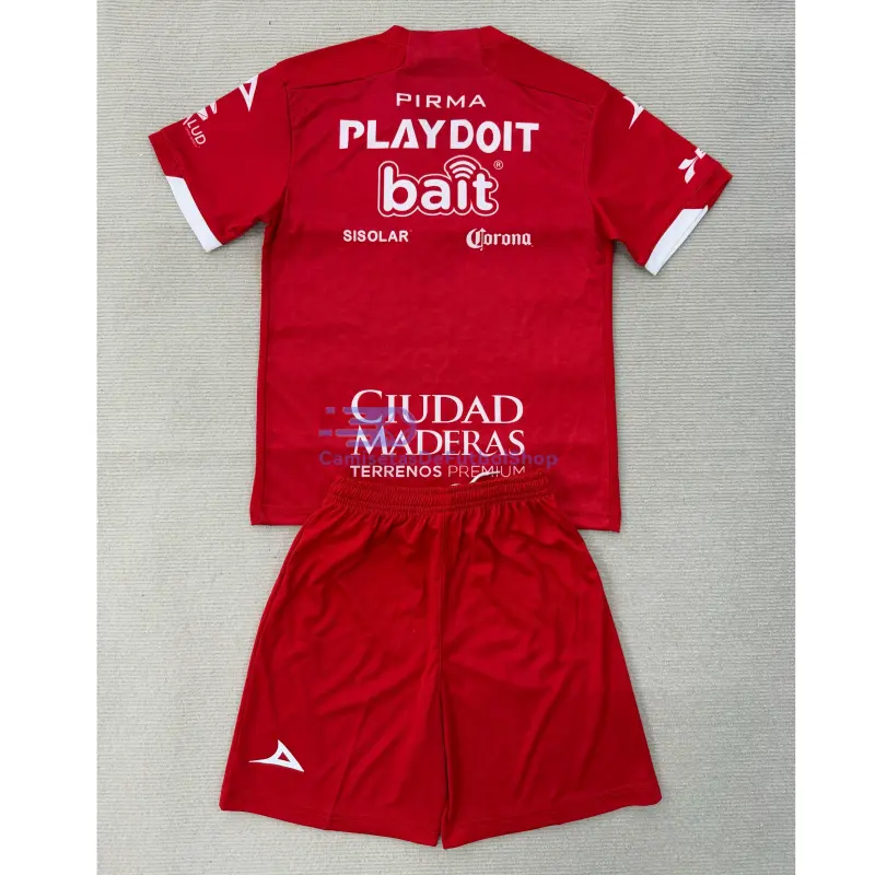 Camiseta Club Necaxa 2025/2026 1ª Equipación Rojo Niño Kit