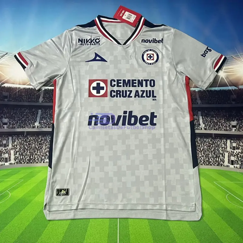 Camiseta Cruz Azul 2025/2026 2ª Equipación Gris