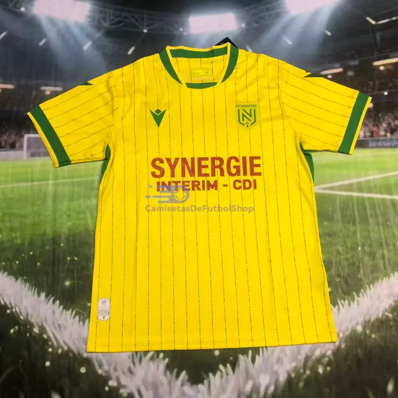 Camiseta FC Nantes 2025/2026 1ª Equipación Amarillo