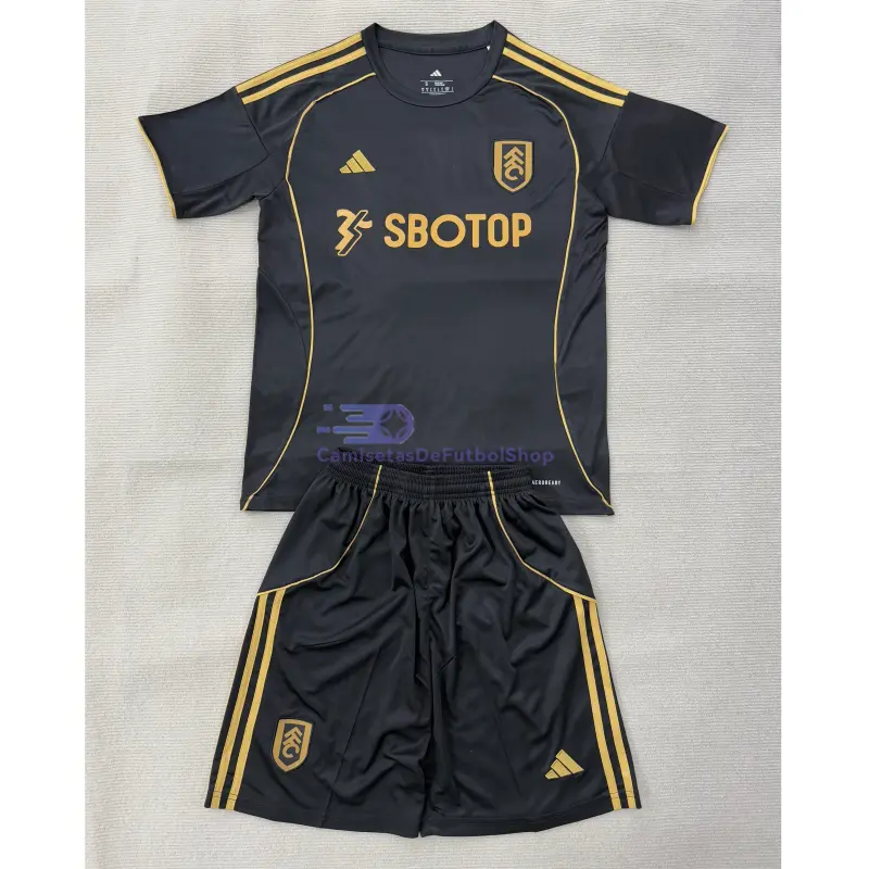 Camiseta Fulham F.C. 2025/2026 3ª Equipación Negro