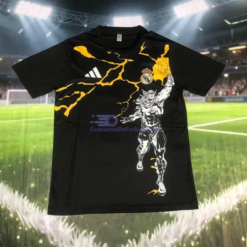 Camiseta Real Madrid x Marvel 2025/2026 Edición Especial Negro