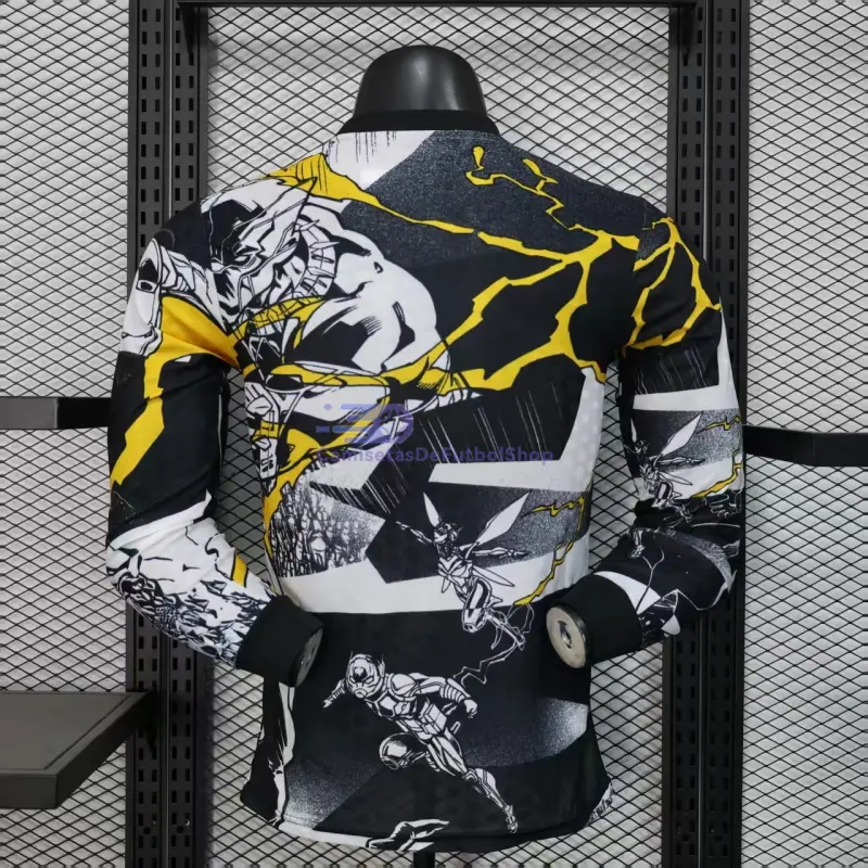 Camiseta Real Madrid x Marvel 2025/2026 ML Edición Especial (EDICIÓN JUGADOR)