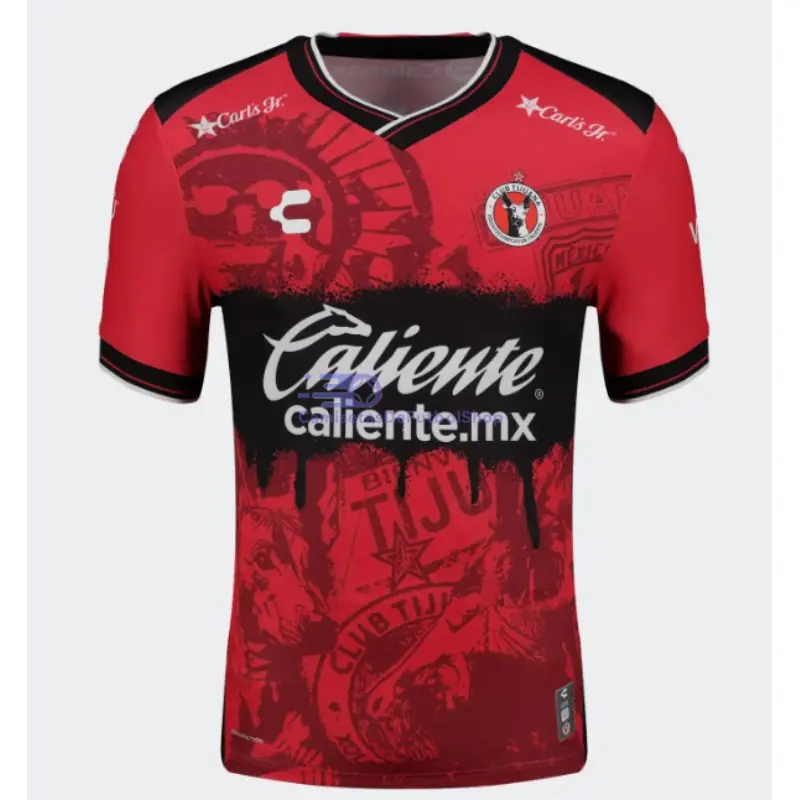 Camiseta Tijuana 2025/2026 1ª Equipación Rojo