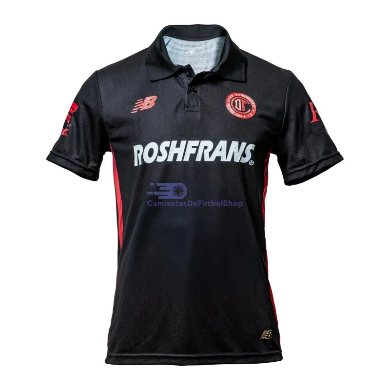 Camiseta Toluca 2025/2026 3ª Equipación Negro