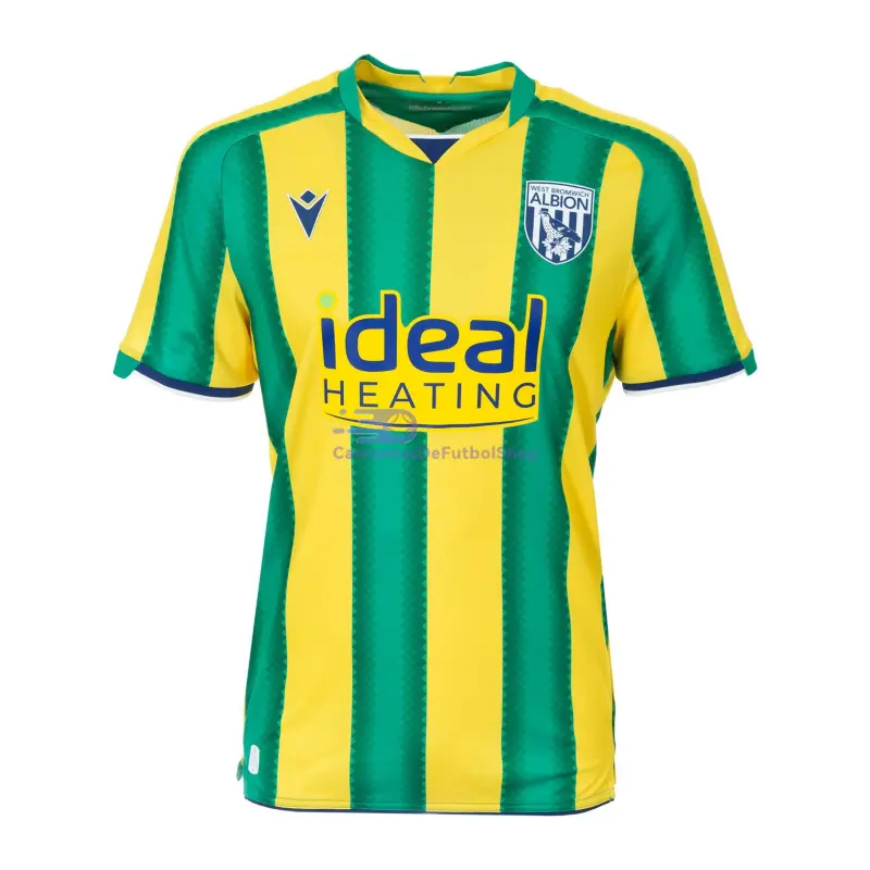 Camiseta West Bromwich Albion 2025/2026 2ª Equipación Verde/Amarillo