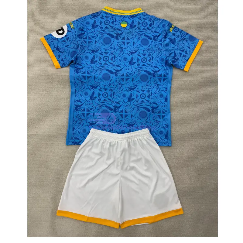 Camiseta Wolverhampton Wanderers 2025/2026 3ª Equipación Azul Niño Kit
